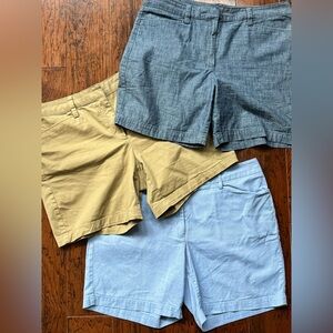 Lands' End Women's Shorts - Blue, Khaki, & light denim